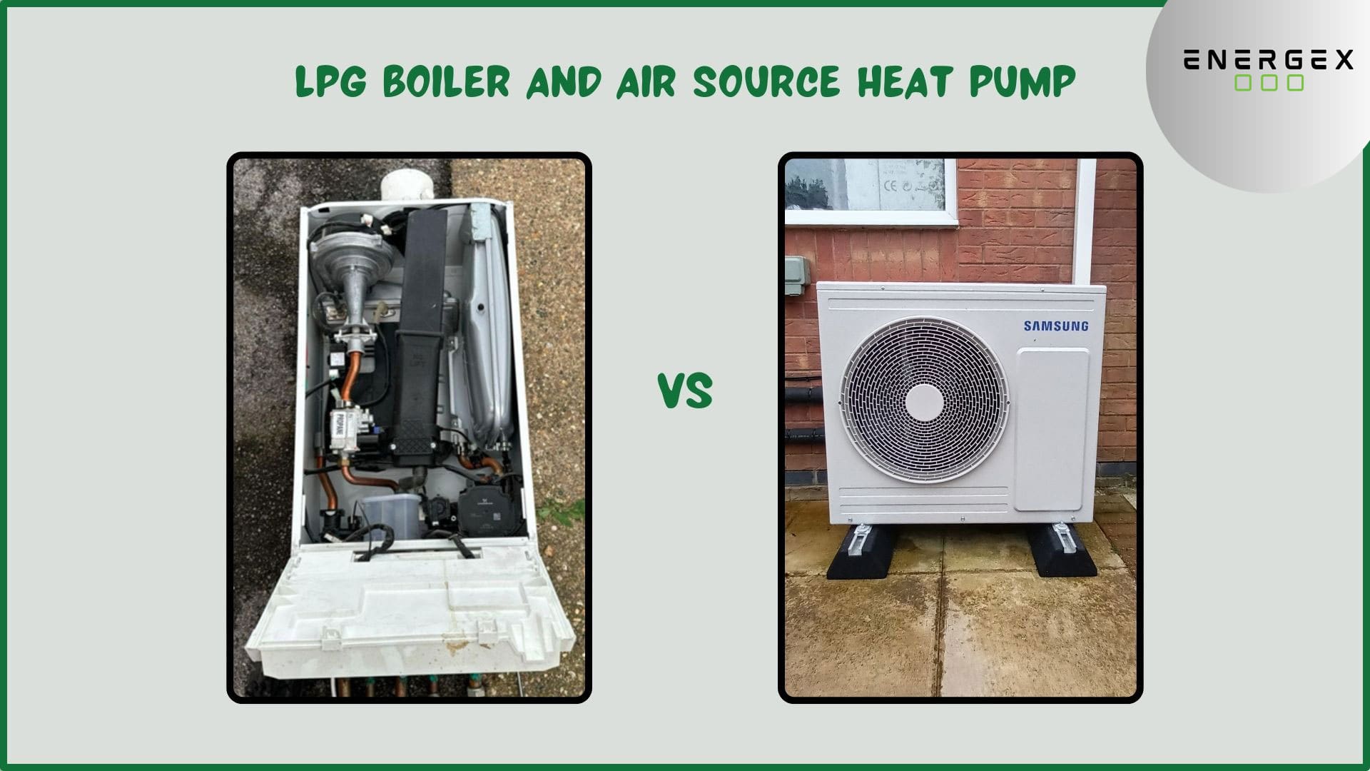 LPG Boiler and Air Source Heat Pump